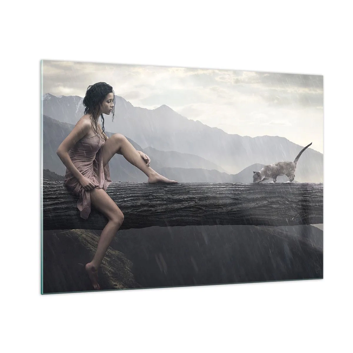 Tablou pe sticlă - Vârfuri de frumusețe - 100x70 cm