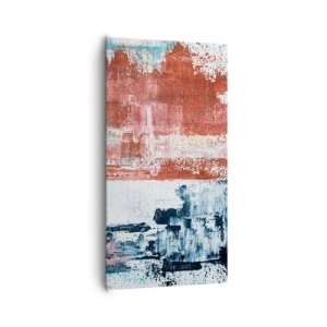 Tablou pe pânză - Jumi-juma abstract - 65x120 cm