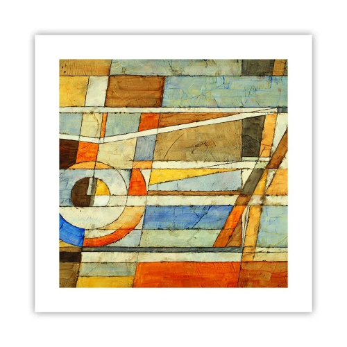 Poster - Cubismul în construcție - 40x40 cm