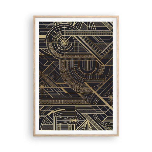 Poster în ramă de stejar deschis - Concepte, idei, planuri - 70x100 cm