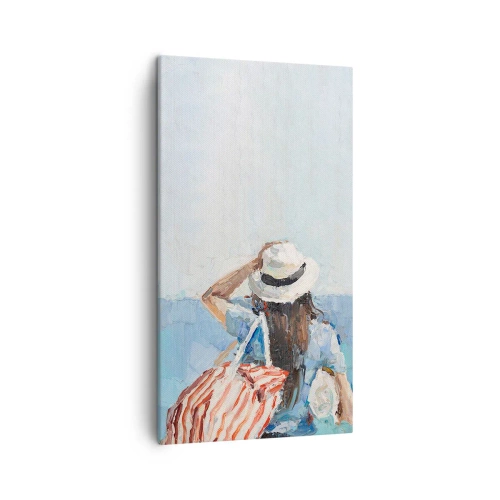 Tablou pe pânză - Bine ați venit în concediu - 45x80 cm