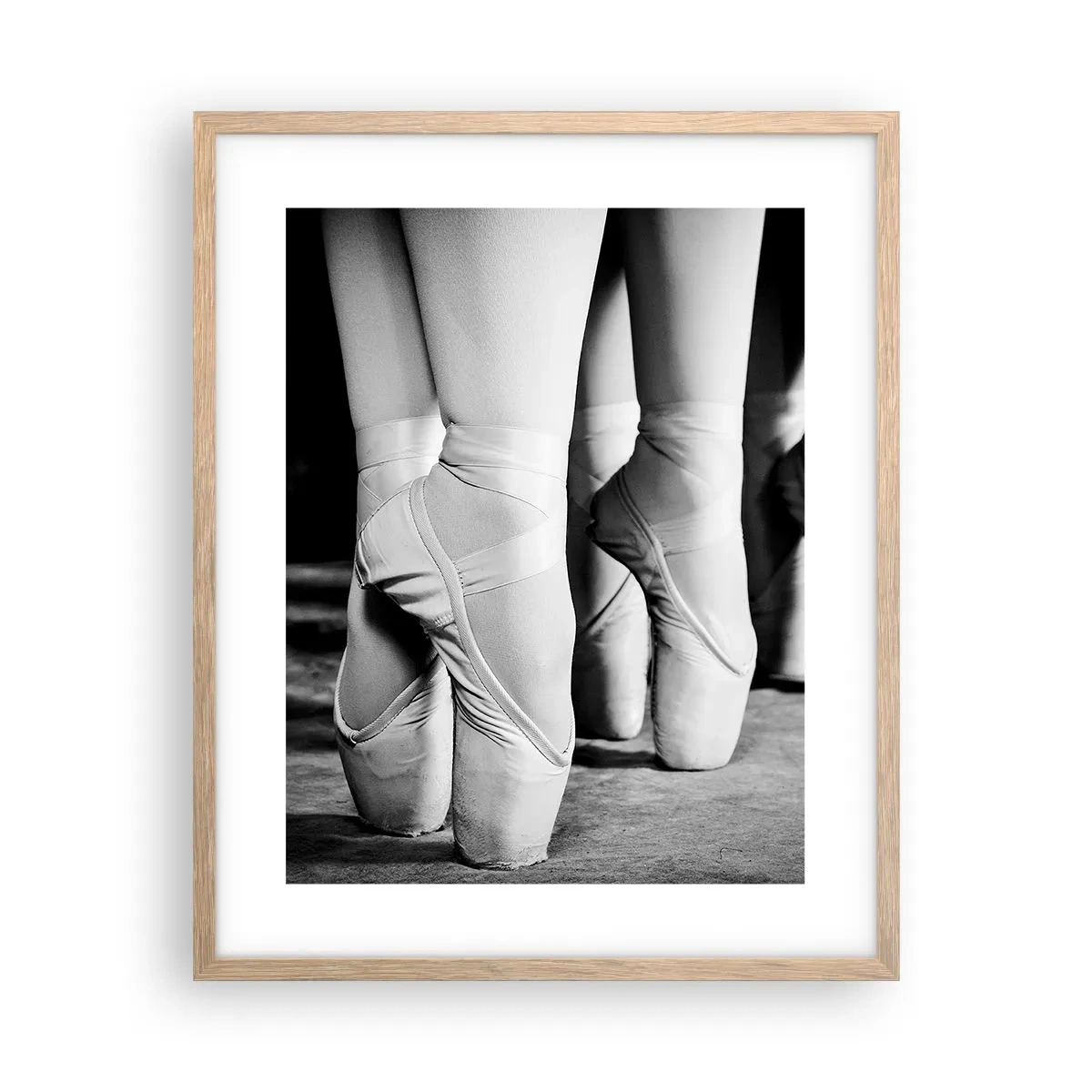 Poster în ramă de stejar deschis - Împreună, elegant - 40x50 cm