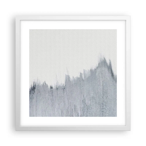 Poster în ramă albă - Înregistrare secretă - 40x40 cm