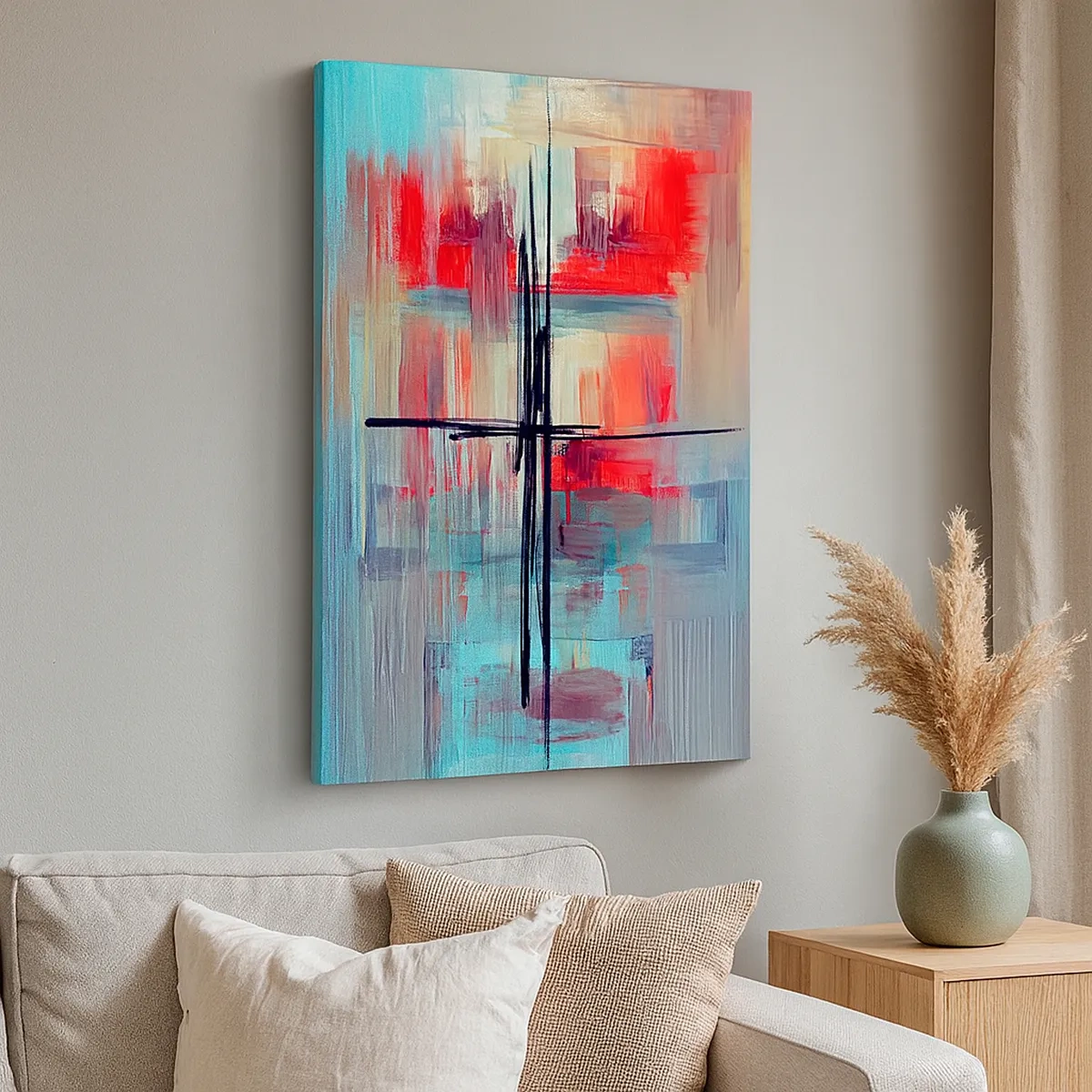 Tablou pe pânză - Peisaj dintr-o dimensiune necunoscută - 50x70 cm