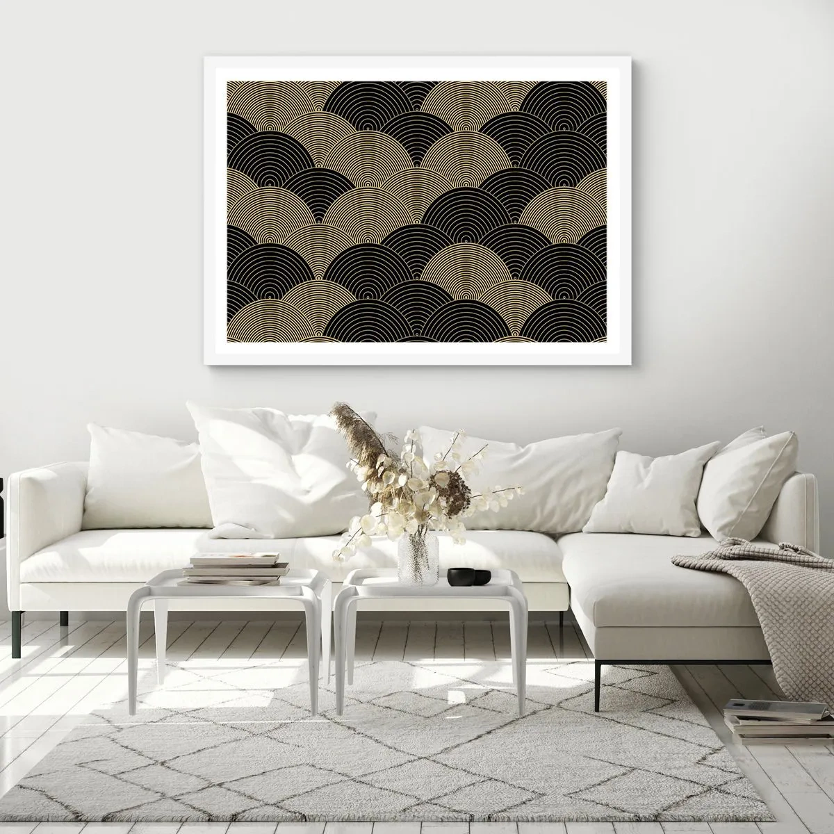 Poster în ramă albă - Unitate în multiplicitate - 50x40 cm