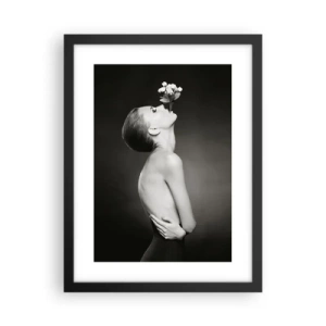 Poster în ramă neagră - Eleganță excentrică - 30x40 cm