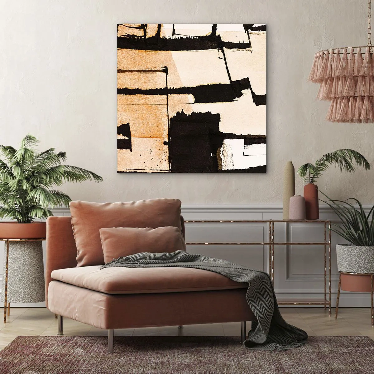 Tablou pe pânză - Cu toate acestea, ordinea - 60x60 cm