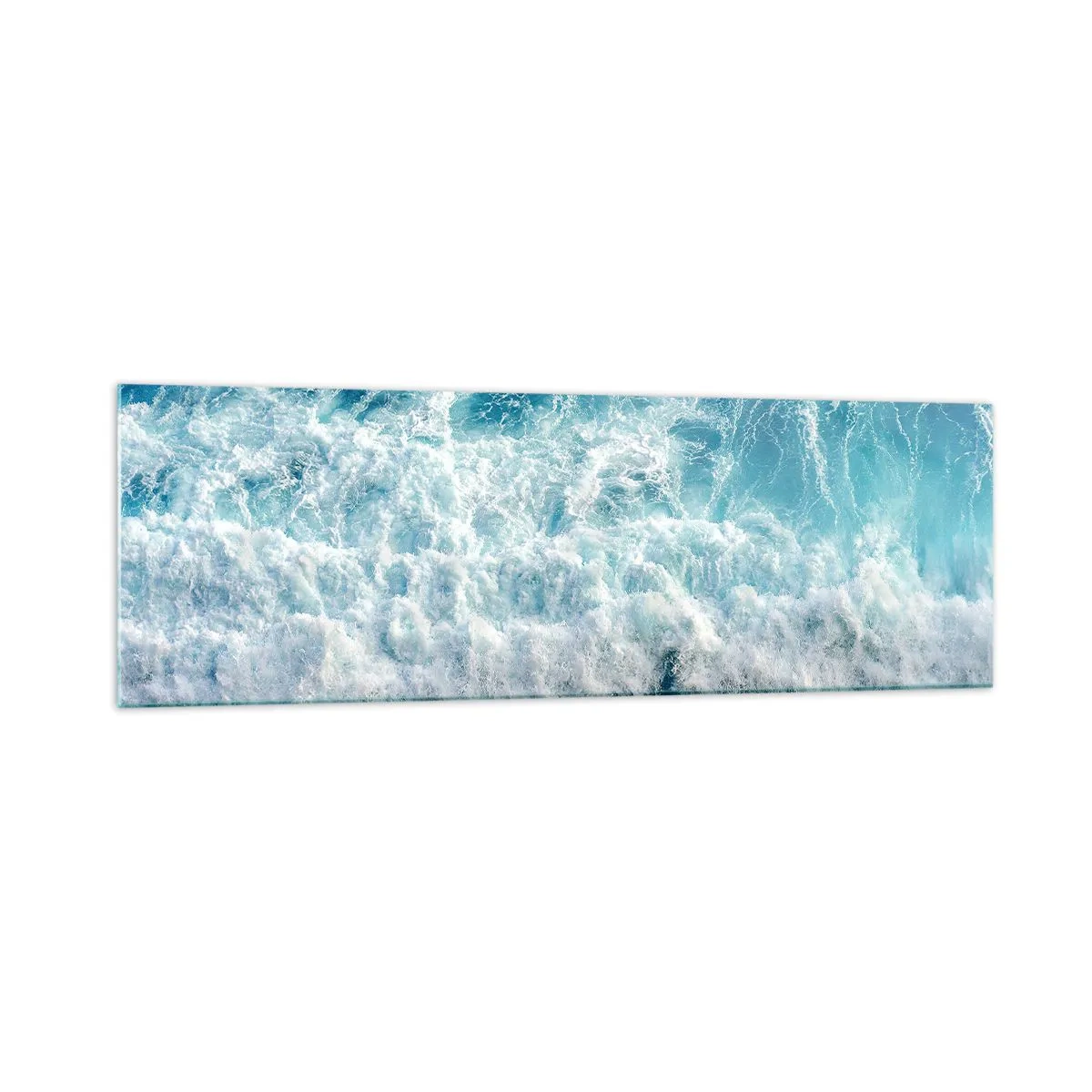 Tablou pe sticlă - Cu bucurie și în salturi - 160x50 cm