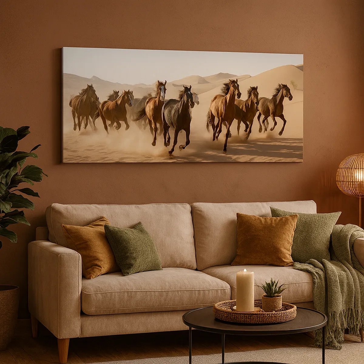 Tablou pe pânză - Liberi ca vântul - 30x30 cm