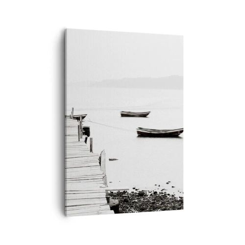 Tablou pe pânză - Peste apă liniștită și limpede - 50x70 cm