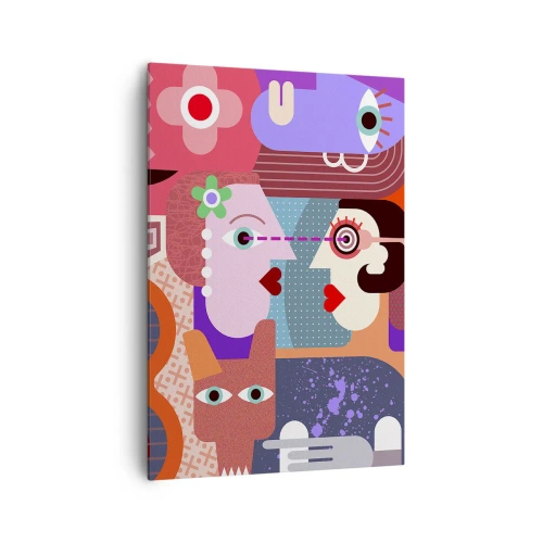 Tablou pe pânză - Ochi în ochi - 70x100 cm