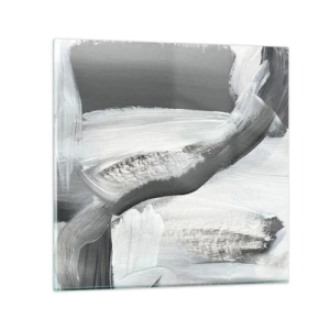Tablou pe sticlă - Cu o mișcare decisivă - 30x30 cm