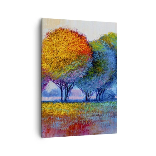 Tablou pe pânză - Coroanele culorilor - 50x70 cm