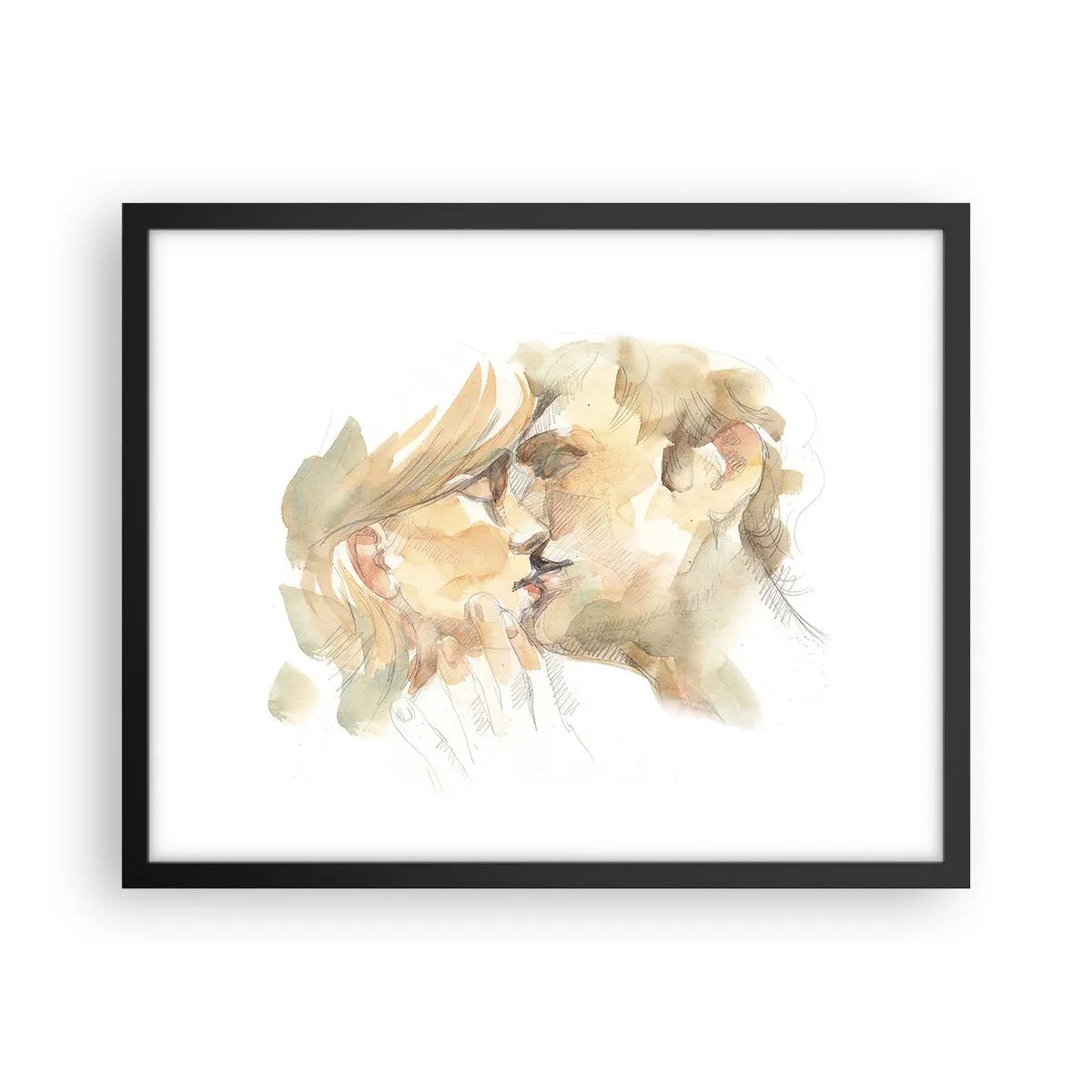 Poster în ramă neagră - Jumătatea găsită? - 50x40 cm