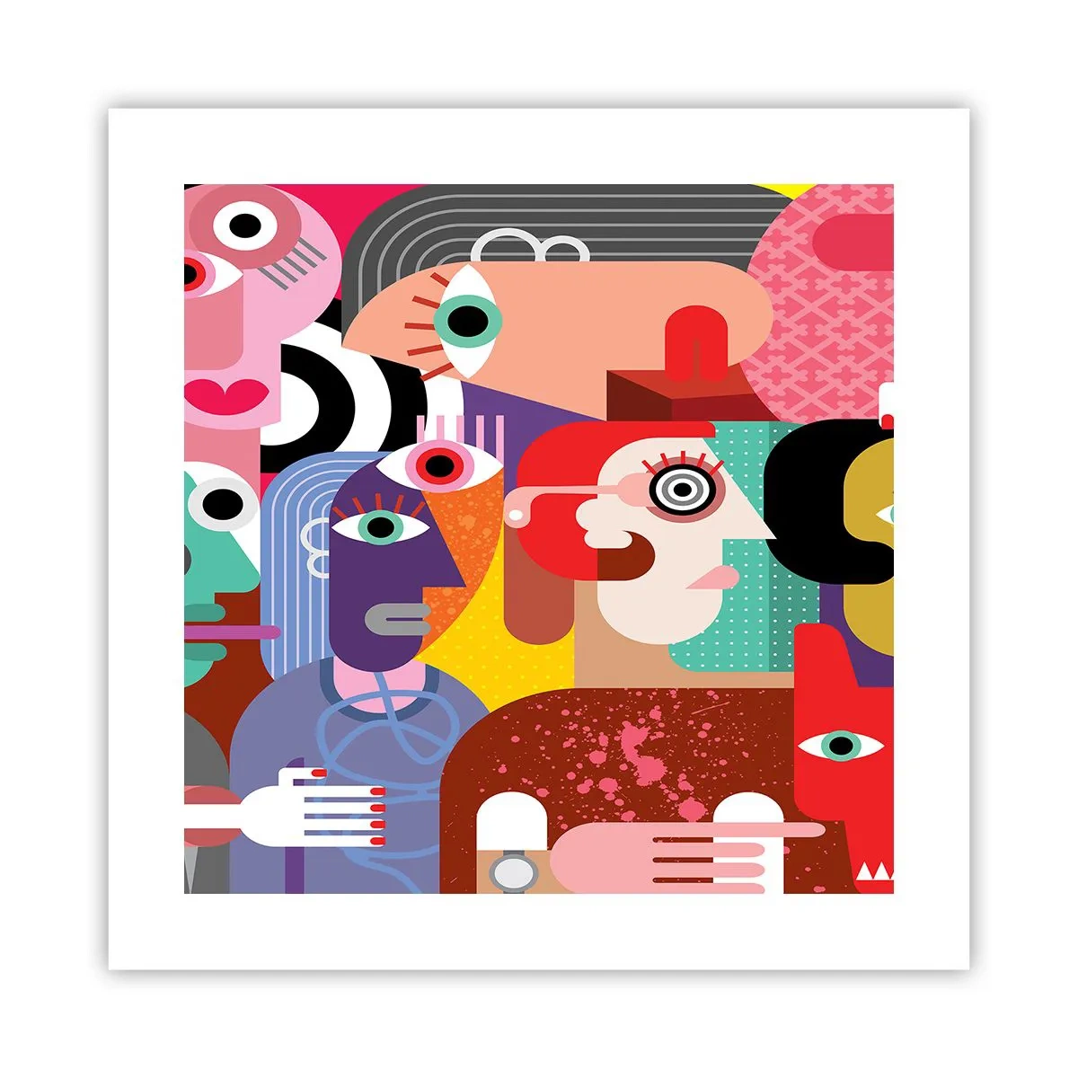 Poster - Am venit de la domnul Picasso - 40x40 cm