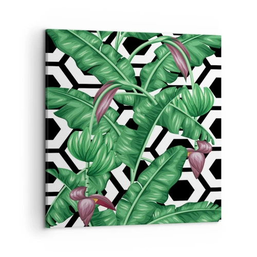 Tablou pe pânză - Compoziție simetrică din natură - 50x50 cm