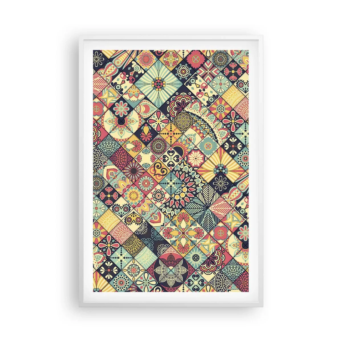 Poster în ramă albă - Clima marocană - 61x91 cm