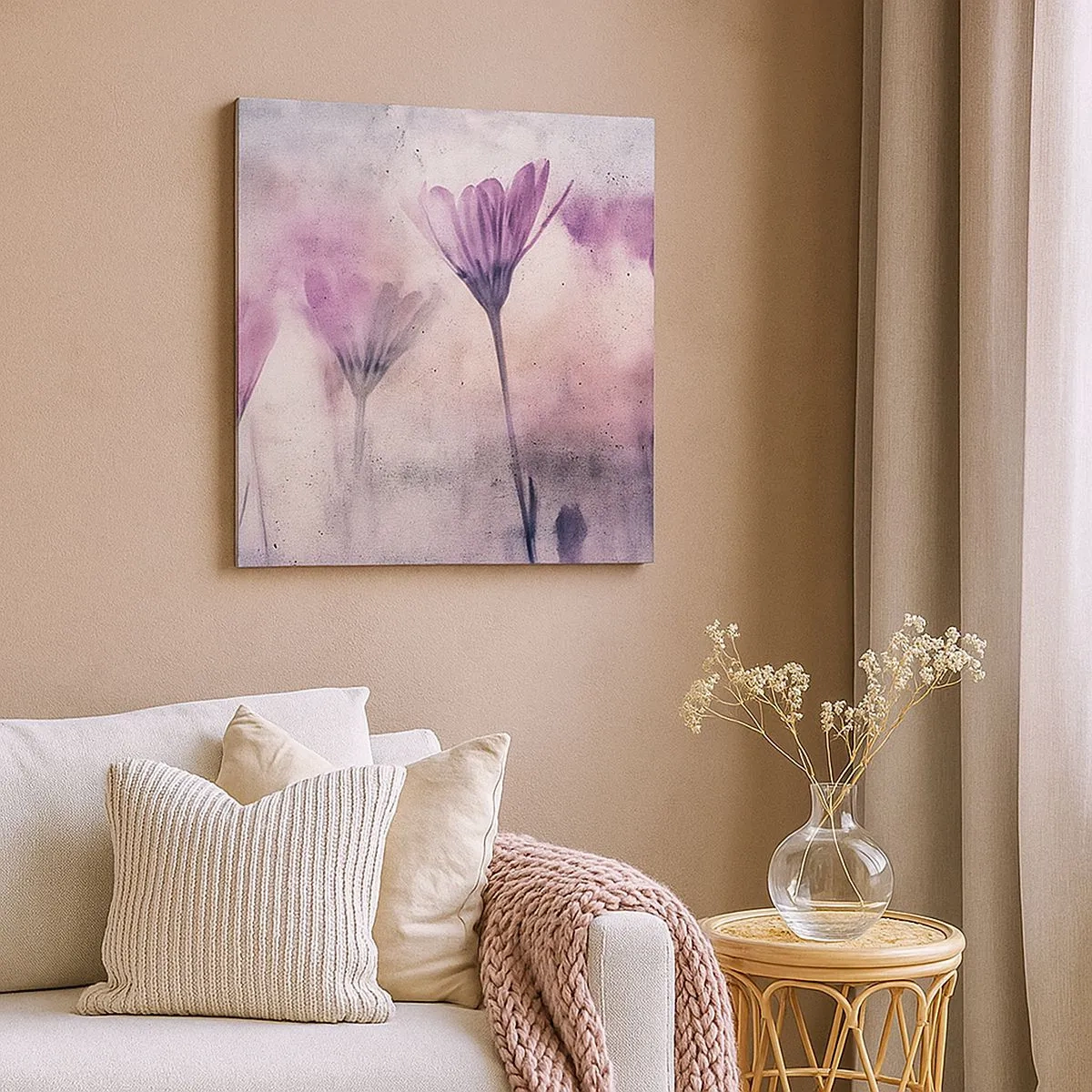 Tablou pe pânză - Un vis de flori - 30x30 cm