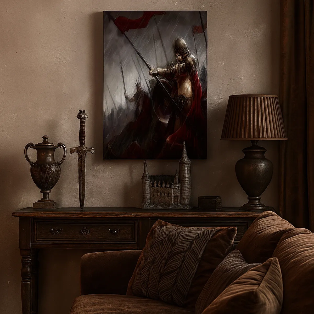 Tablou pe pânză - Trecătorule, spune-i Spartei.. - 50x70 cm