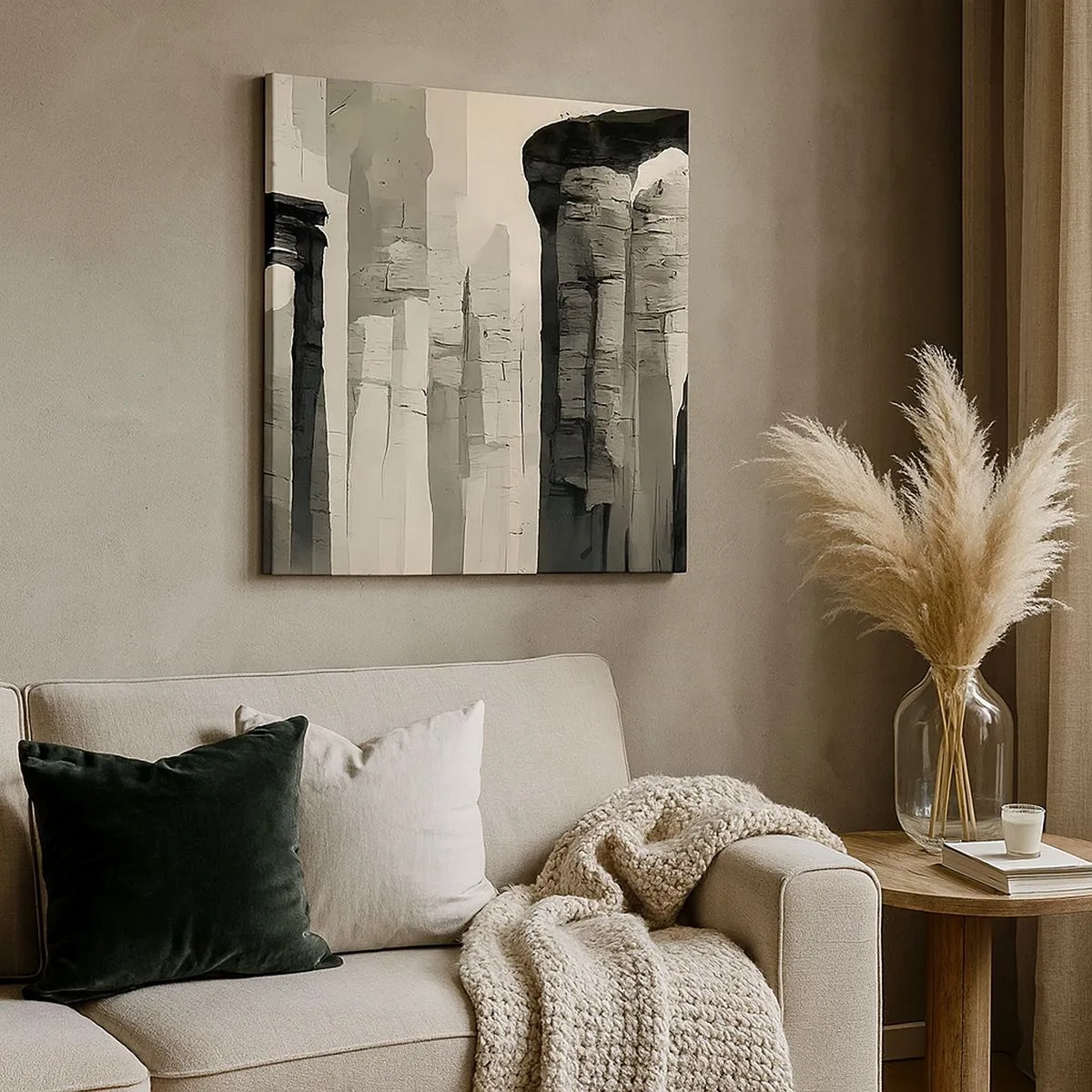 Tablou pe pânză - Măreția antichității - 30x30 cm