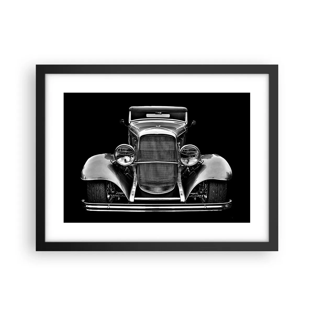 Poster în ramă neagră - Un adevărat gentleman - 40x30 cm