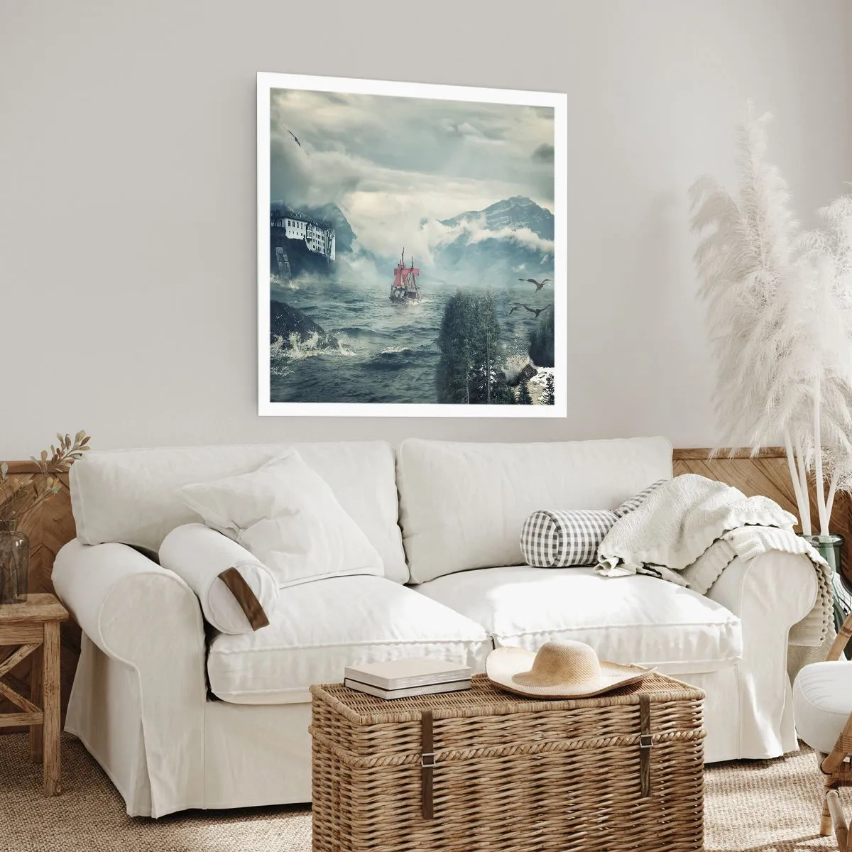 Poster - Pe ape magice - 40x40 cm