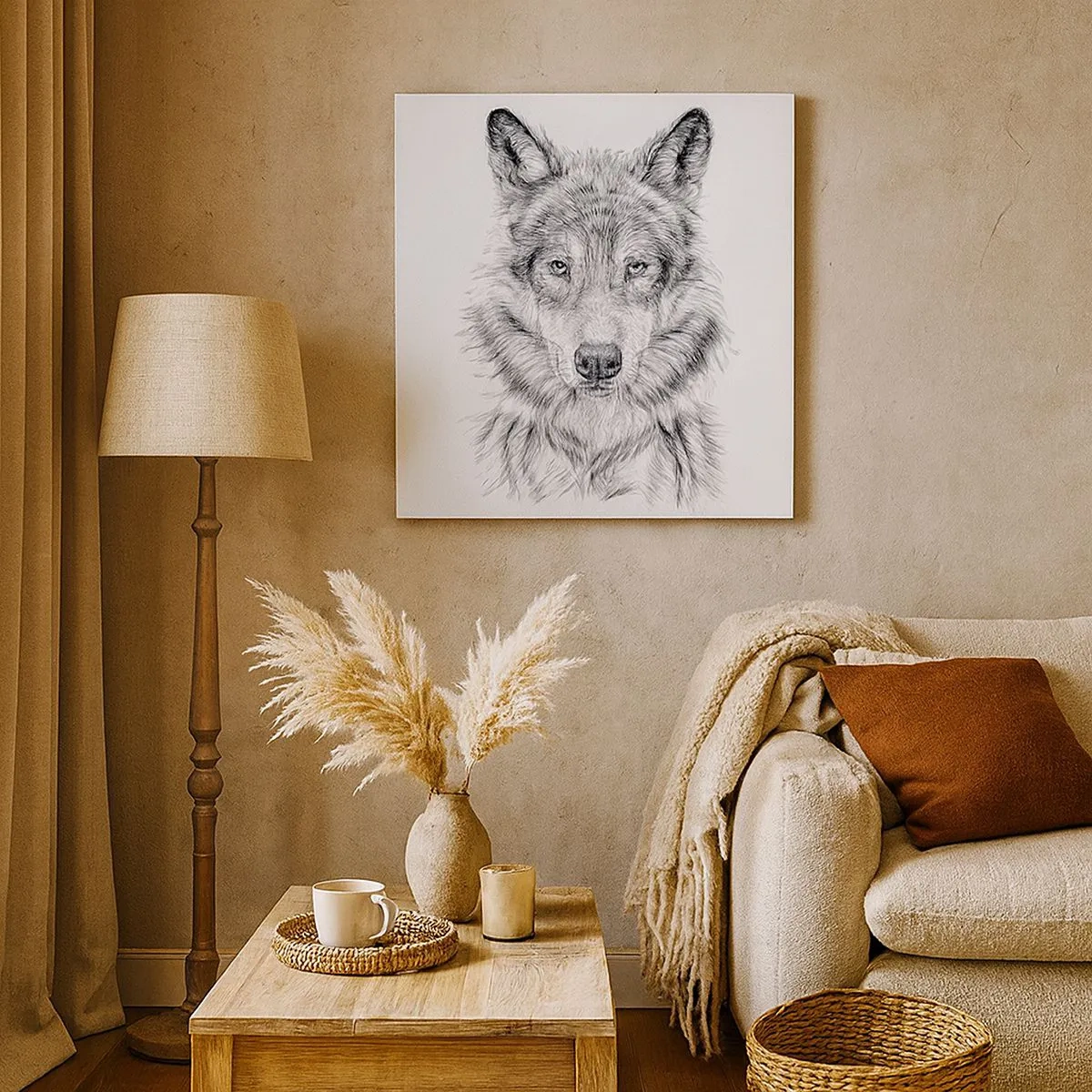 Tablou pe pânză - Un lider înnăscut - 30x30 cm