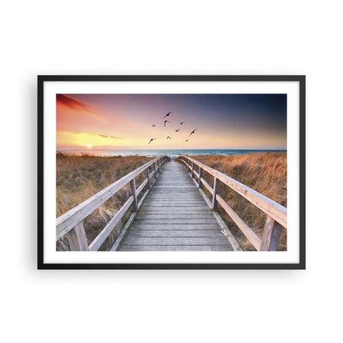 Poster în ramă neagră - Spațiul pentru a zbura - 70x50 cm