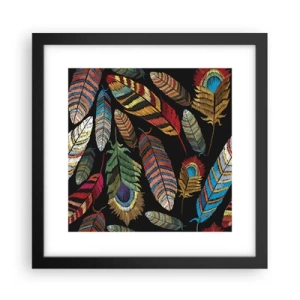 Poster în ramă neagră - Carnavalul păsărilor - 30x30 cm