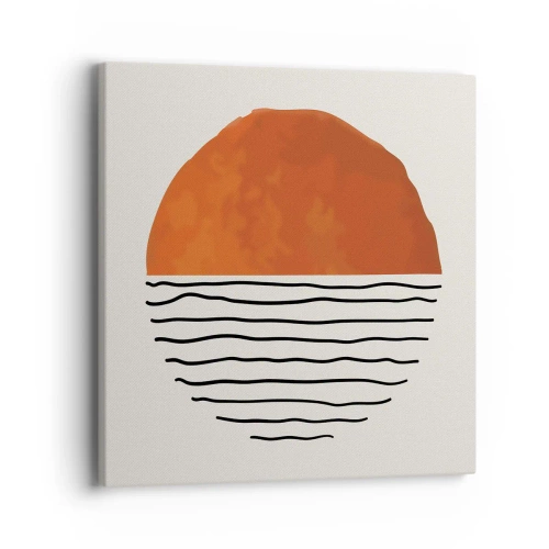 Tablou pe pânză - În stil japonez - 40x40 cm