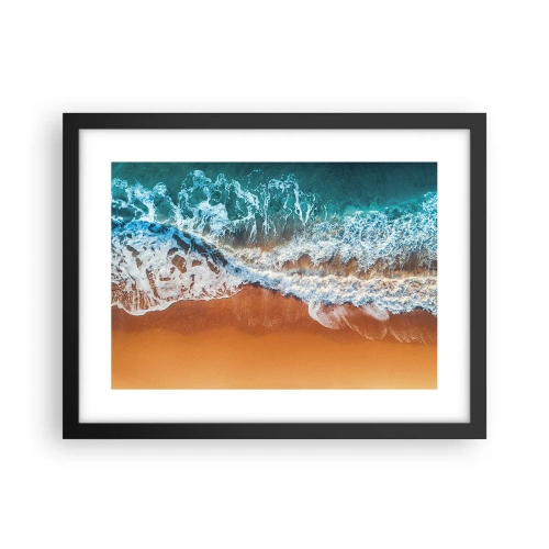 Poster în ramă neagră - Întotdeauna în tandem - 40x30 cm