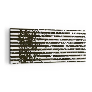 Tablou pe pânză - Ritm și zgomot - 100x40 cm