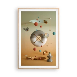 Poster în ramă de stejar deschis - Orice se poate întâmpla - 61x91 cm