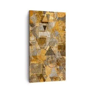 Tablou pe pânză - Lumea băgată în formă - 45x80 cm