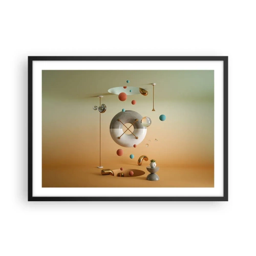 Poster în ramă neagră - Orice se poate întâmpla - 70x50 cm