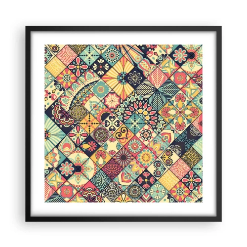 Poster în ramă neagră - Clima marocană - 50x50 cm