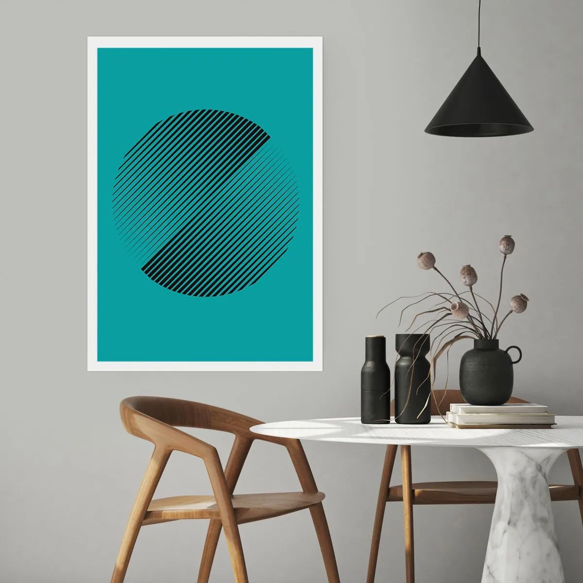 Poster - Cercul - o variație geometrică - 40x50 cm