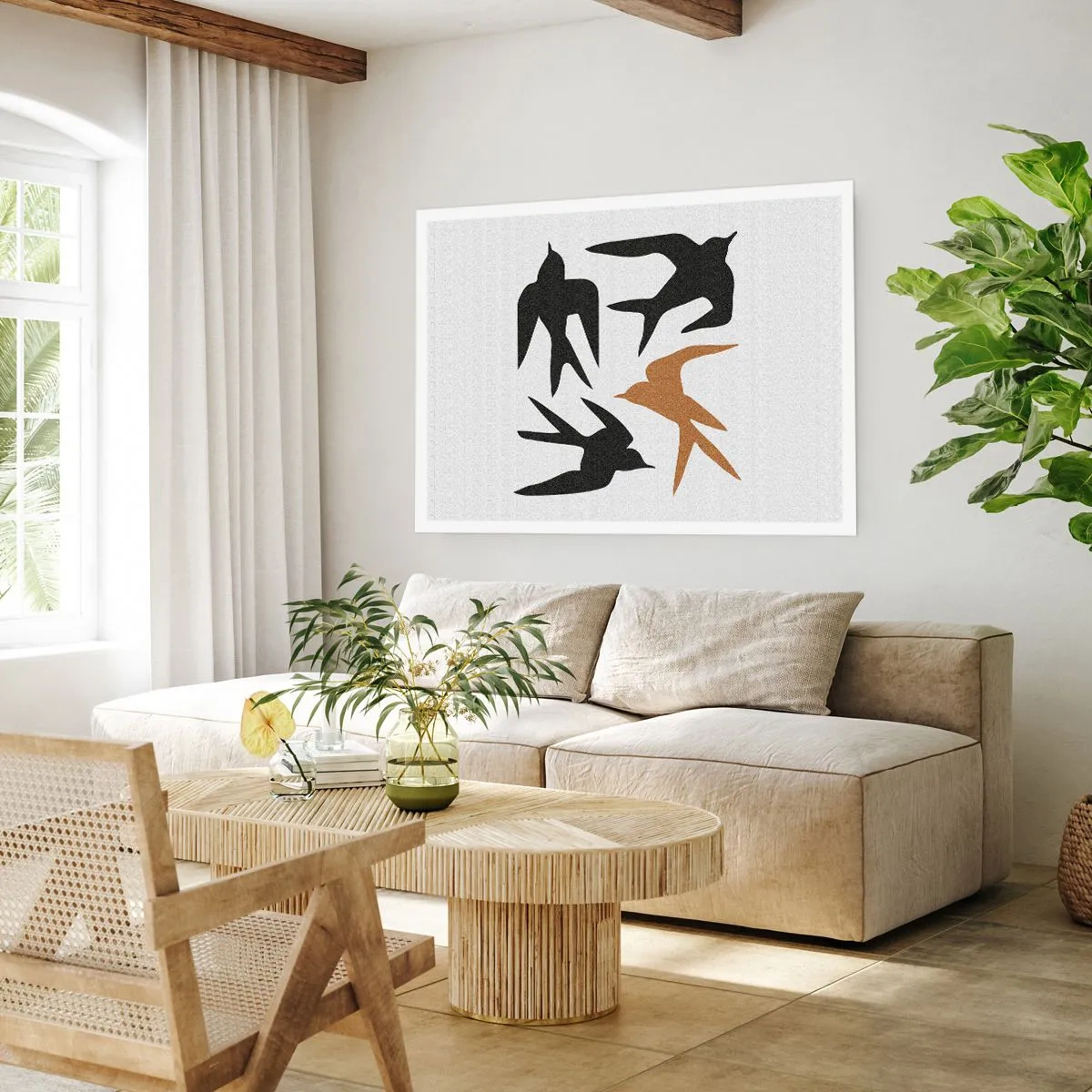 Poster - Jocurile rândunelelor - 100x70 cm