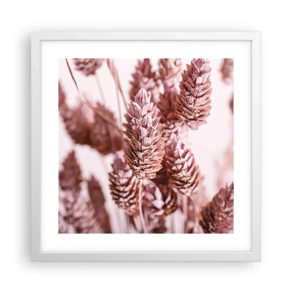 Poster în ramă albă - Aparent discrete - 40x40 cm