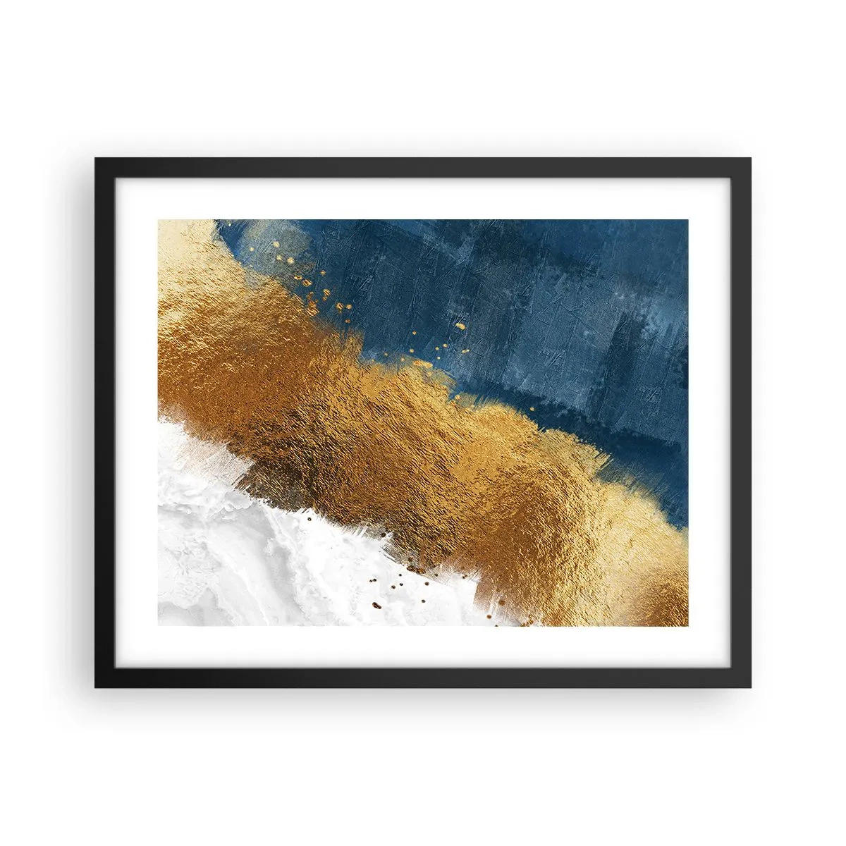 Poster în ramă neagră - Culorile verii - 50x40 cm