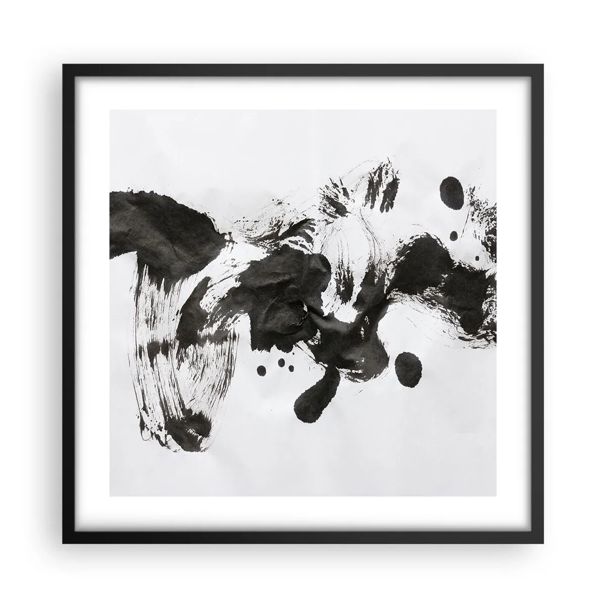 Poster în ramă neagră - Metodă în nebunie? - 50x50 cm