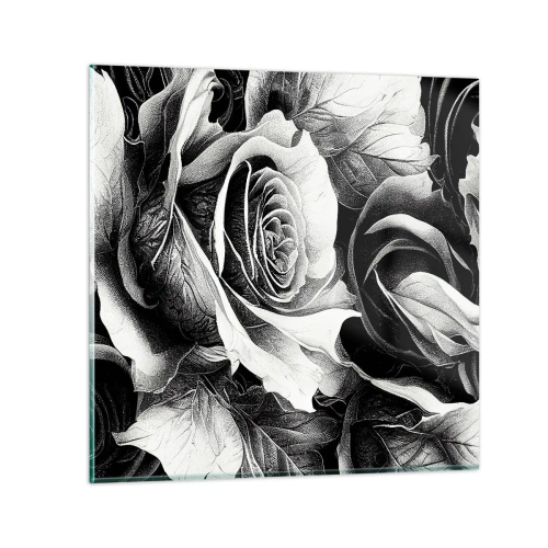 Tablou pe sticlă - Mereu regina - 30x30 cm