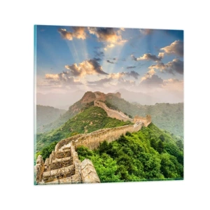 Tablou pe sticlă - Măreția netrecătoare - 40x40 cm