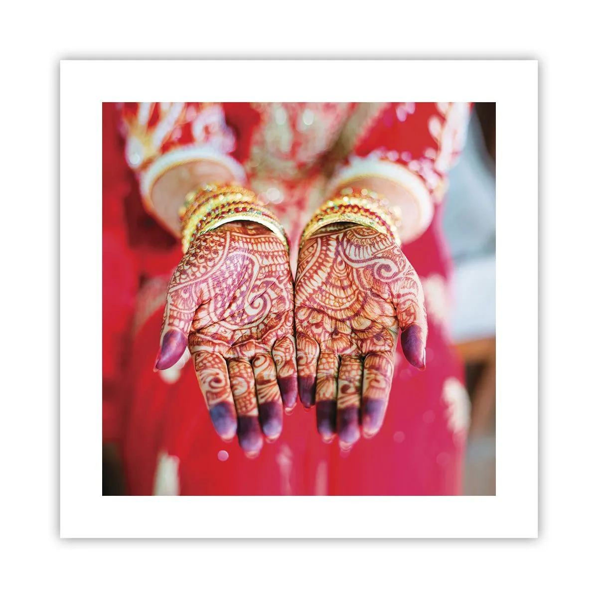 Poster - Gata să prindă fericirea - 40x40 cm