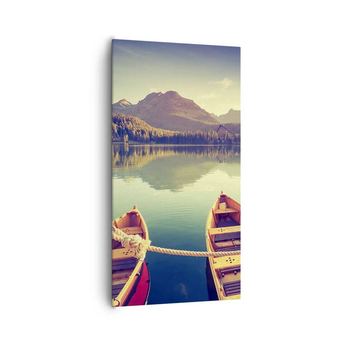 Tablou pe pânză - Pentru a trăi după legile sale - 65x120 cm