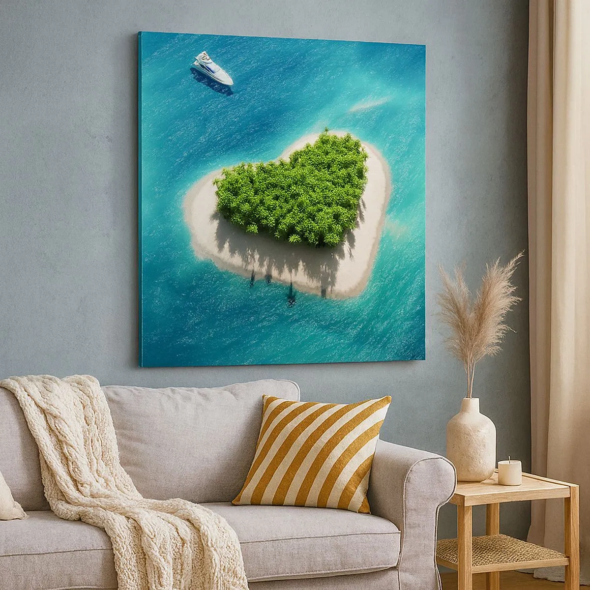 Tablou pe pânză - Iubesc vara - 30x30 cm