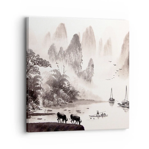 Tablou pe pânză - Viața exotică de zi cu zi a Estului - 30x30 cm