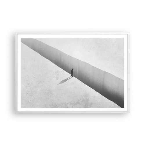Poster în ramă albă - Obiectiv clar - 100x70 cm