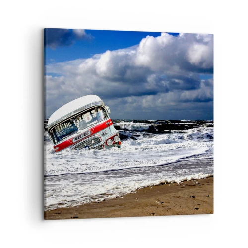 Tablou pe pânză - Și de ce sunteți surprins? - 60x60 cm