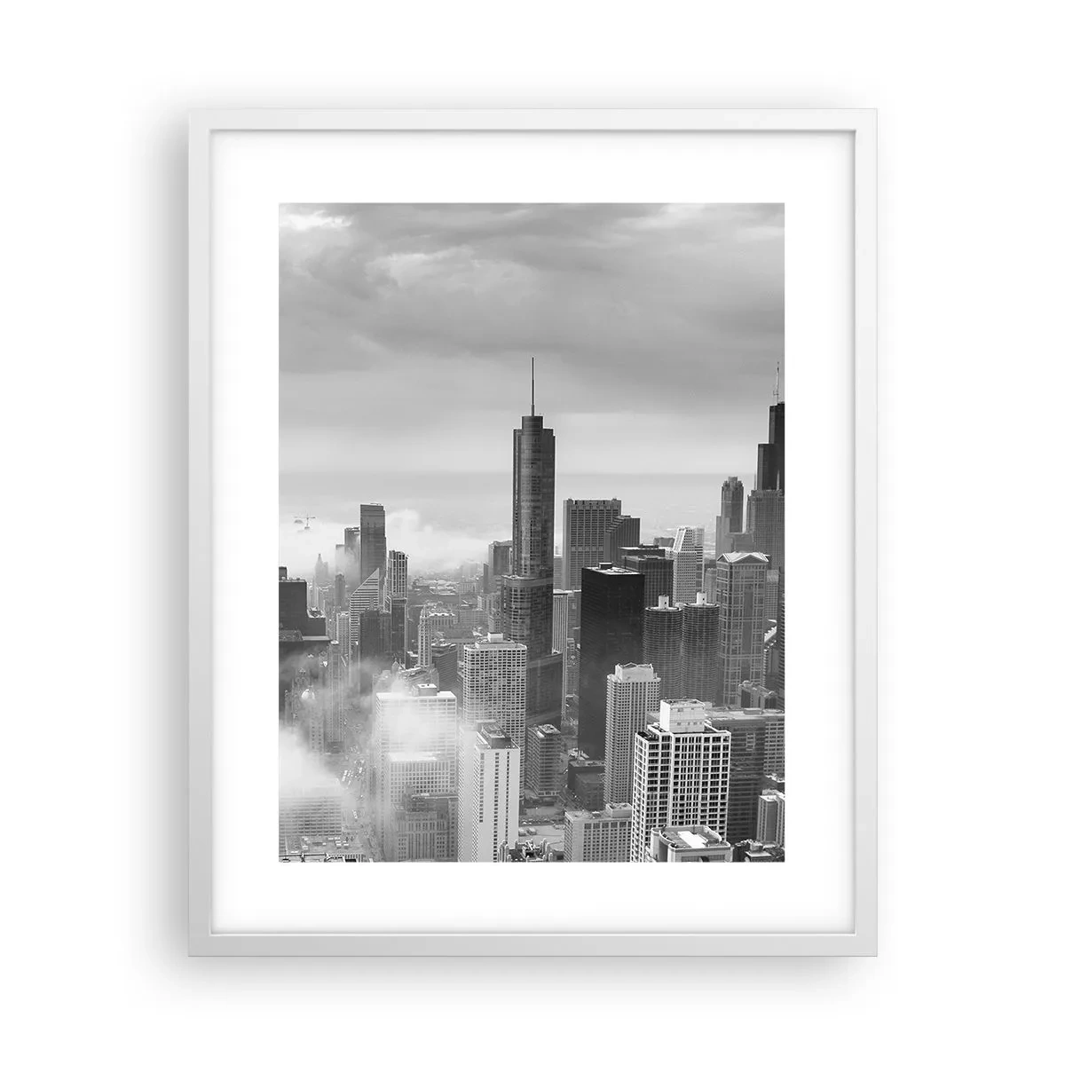 Poster în ramă albă - Peisaj american - 40x50 cm